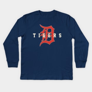 Detroit Tigers 2 Kids Long Sleeve T-Shirt